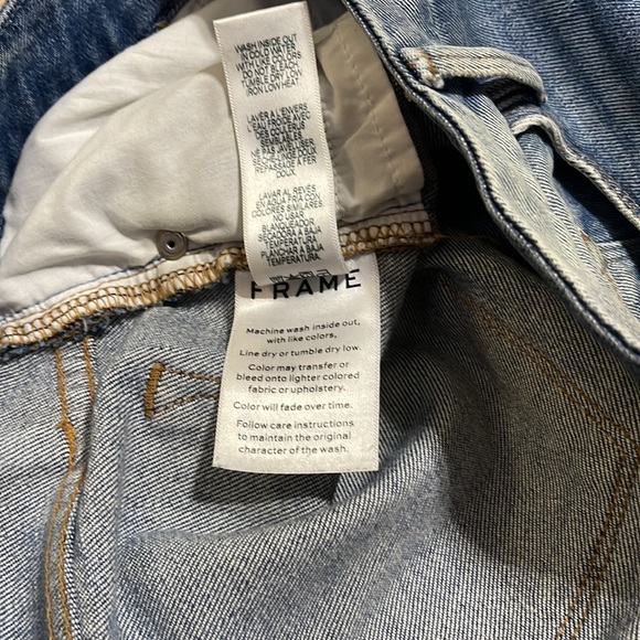 FRAME Denim “Klinefeld Exclusive” DISTRESSED Jeans 👖 Size 28 - Picture 7 of 12